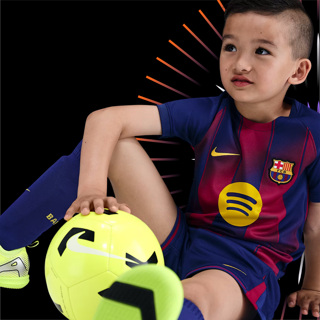 BARCELONA I 25/26 CONJUNTO INFANTIL