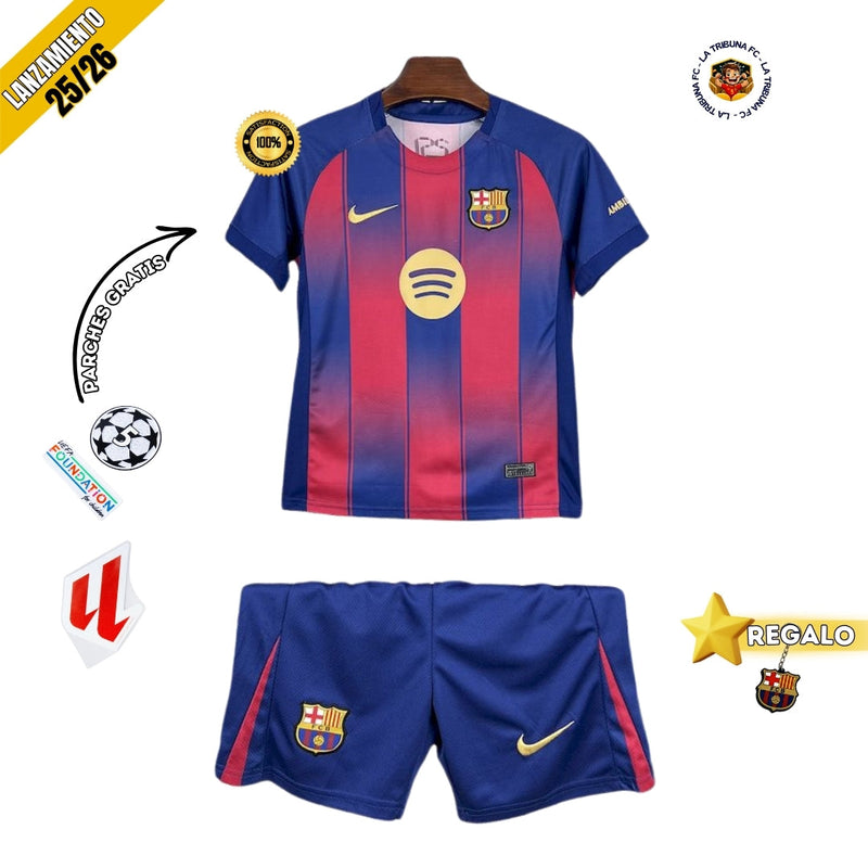 BARCELONA I 25/26 KIDS SET LANZAMIENTO