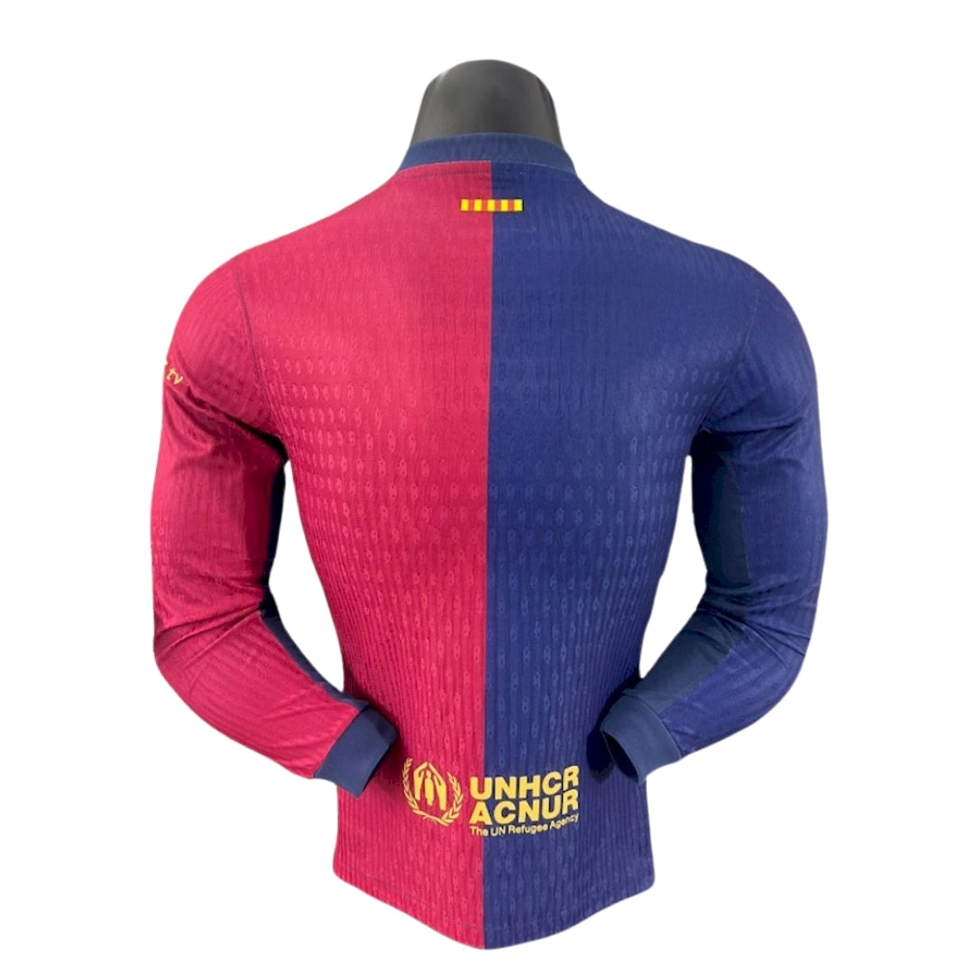 BARCELONA x TRAVIS SCOTT CACTUS JACK 2025 EDICIÓN LIMITADA VERSION JUGADOR (MANGA LARGA)