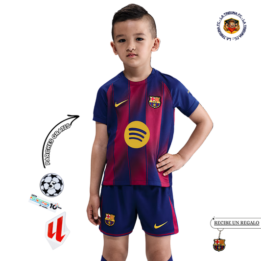 BARCELONA I 25/26 CONJUNTO INFANTIL