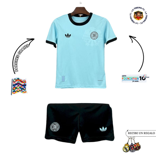 ALEMANIA 125 ANÕS EDICIÓN ESPECIAL AZUL 25/26 CONJUNTO INFANTIL