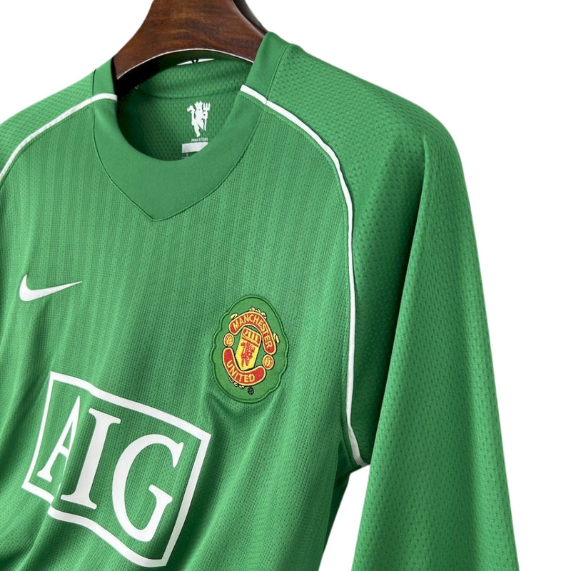 MANCHESTER UNITED II PORTERO 07/08 FAN (MANGA LARGA) (RETRO)