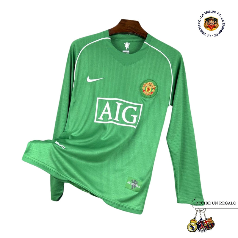 MANCHESTER UNITED II PORTERO 07/08 FAN (MANGA LARGA) (RETRO)