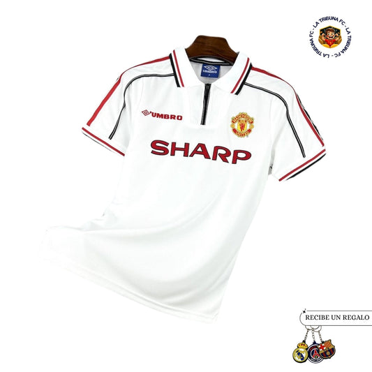 MANCHESTER UNITED 98/99 BLANCO HOMBRE (RETRO)