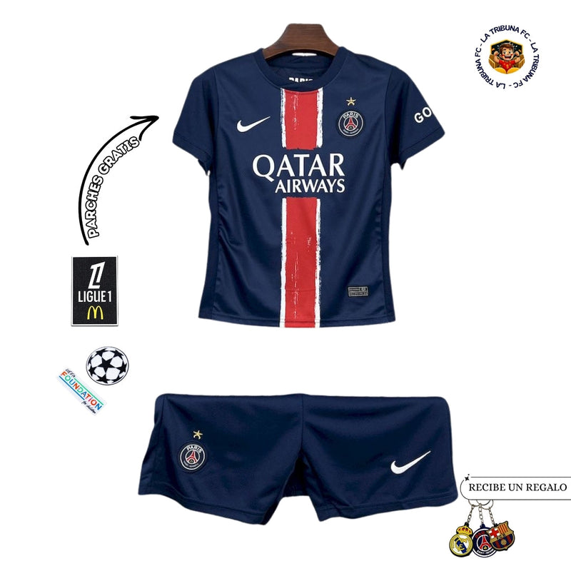 PSG I 24/25 CON ESTRELLA (KIDS SET)