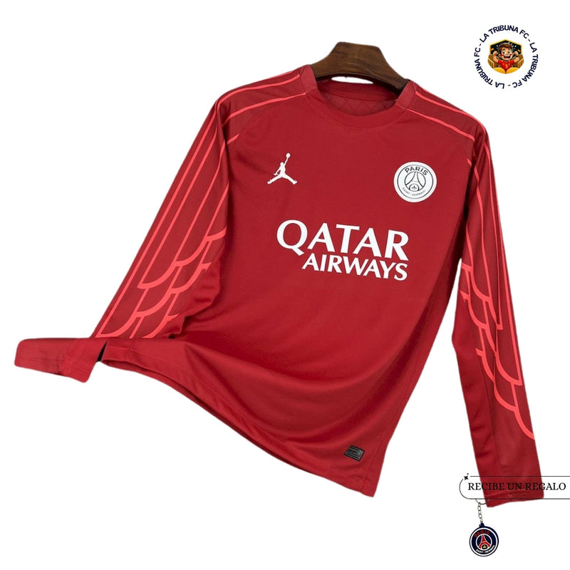 PSG PORTERO ROJO 25/26 FAN MANGA LARGA
