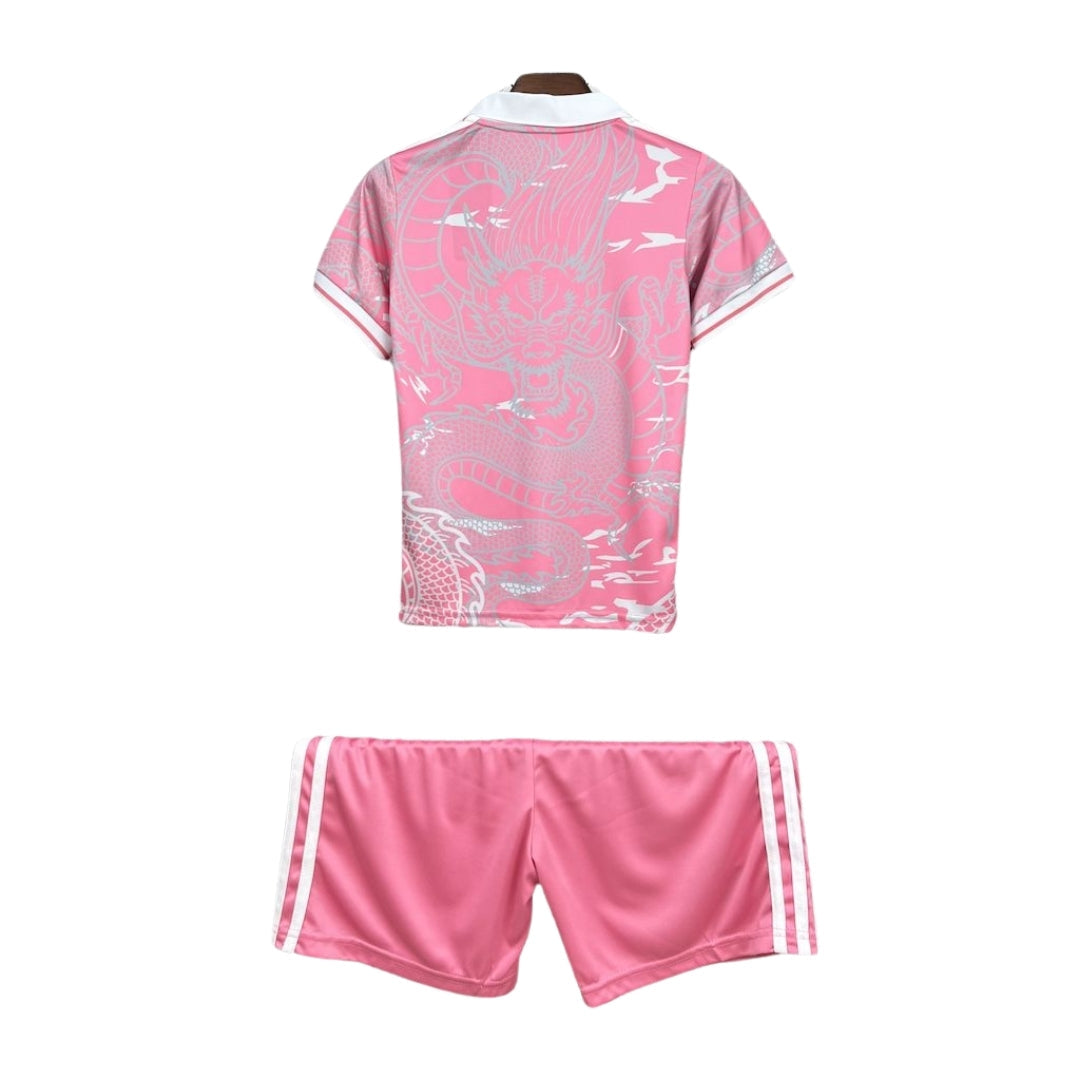 REAL MADRID EDICIÓN ESPECIAL ROSADO 25/26 CONJUNTO INFANTIL
