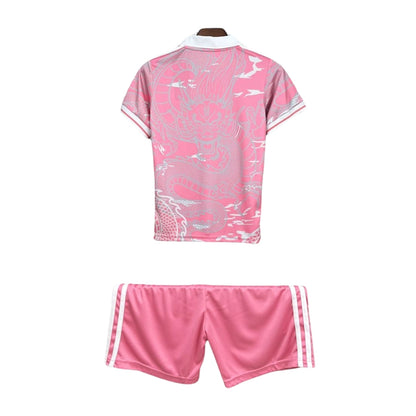 REAL MADRID EDICIÓN ESPECIAL ROSADO 25/26 CONJUNTO INFANTIL