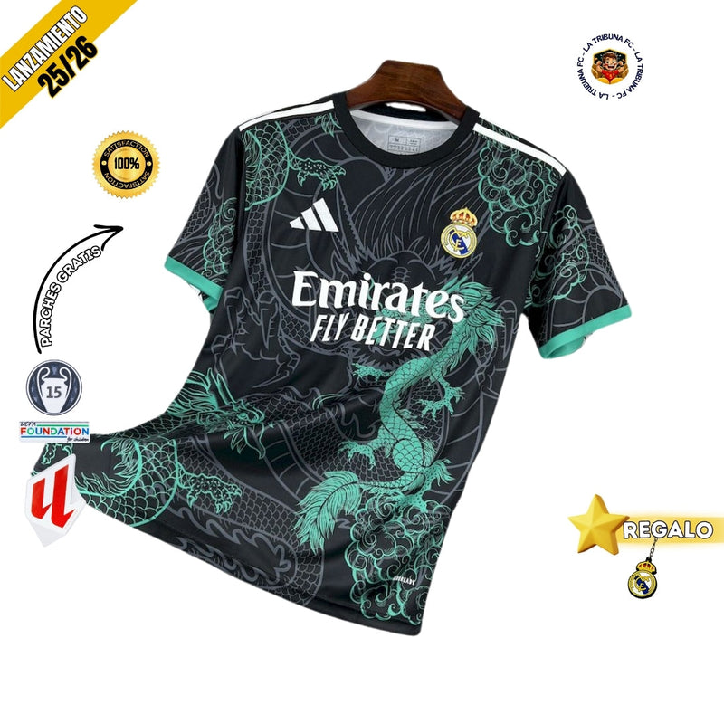 REAL MADRID SPECIAL EDITION NEGRO Y VERDE 25/26 FAN