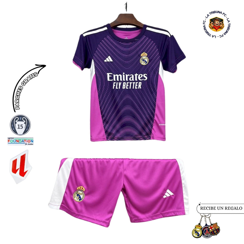 REAL MADRID PORTERO I 25/26 KIDS SET