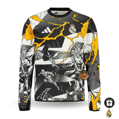 REAL MADRID CALENTAMIENTO HEROES EDICIÓN LIMITADA II 25/26 HOMBRE (MANGA LARGA))