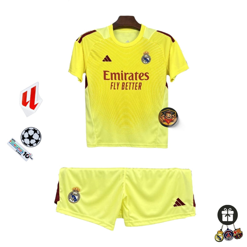 REAL MADRID PORTERO IV 25/26 KIDS SET