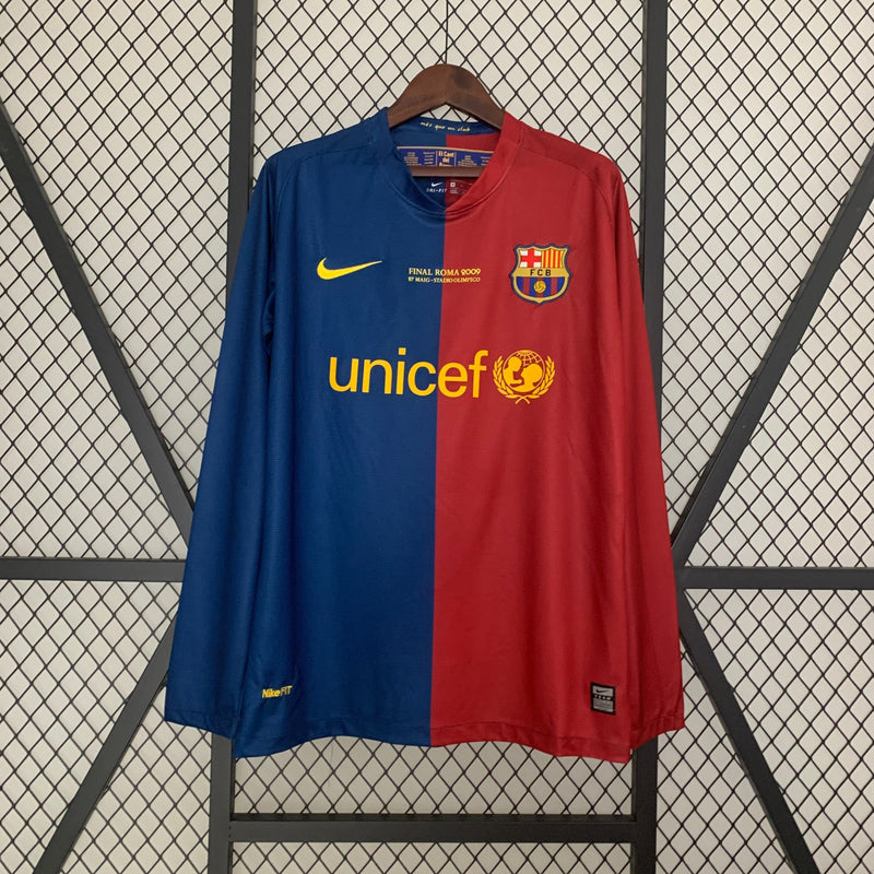 BARCELONA I 08/09 FAN (RETRO) MANGA LARGA ESPECIAL CHAMPHIONS